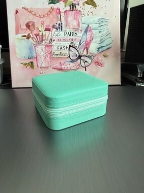 Compact Mint Travel Jewelry Case New in Box